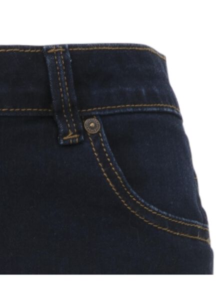 dames jeans straight leg donkerblauw - HEMA