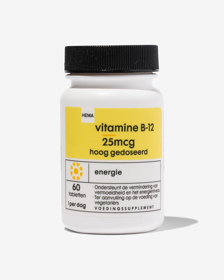 vitamine B-12 25mcg - 60 stuks - HEMA