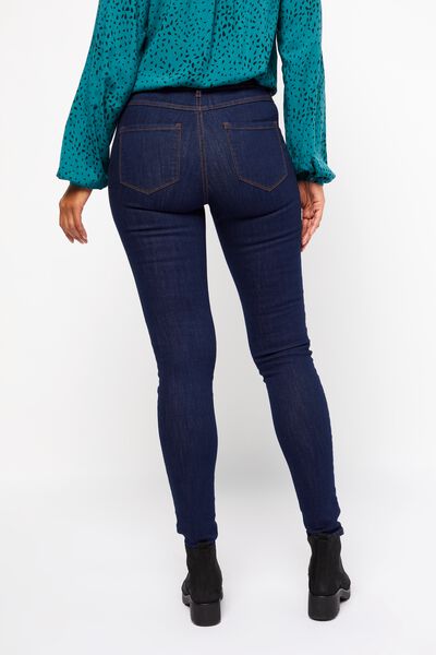 dames jeans - skinny fit blauw - HEMA