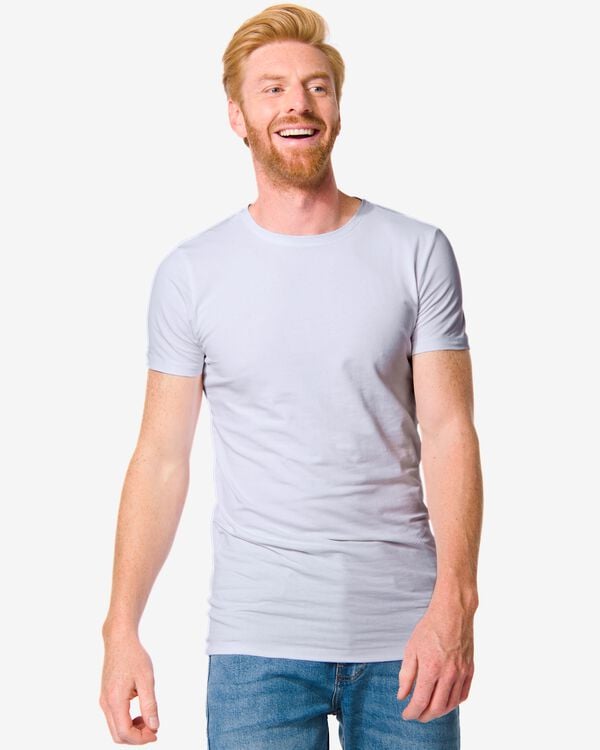 Basic t-shirts voor heren kopen? shop nu online - HEMA
