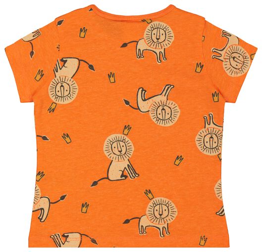 baby t-shirt oranje - HEMA