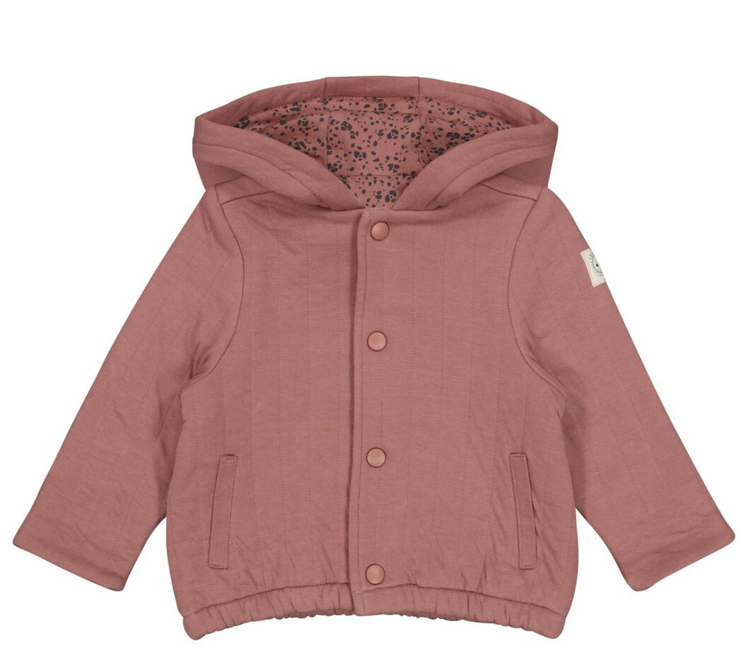 favoriete Verstelbaar Wennen aan baby jas padded roze - HEMA