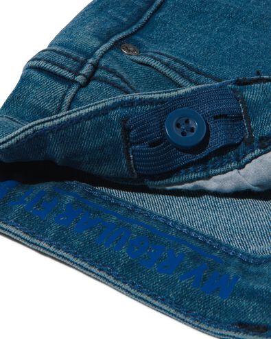 kinder jeans regular fit middenblauw 128 - 30765836 - HEMA