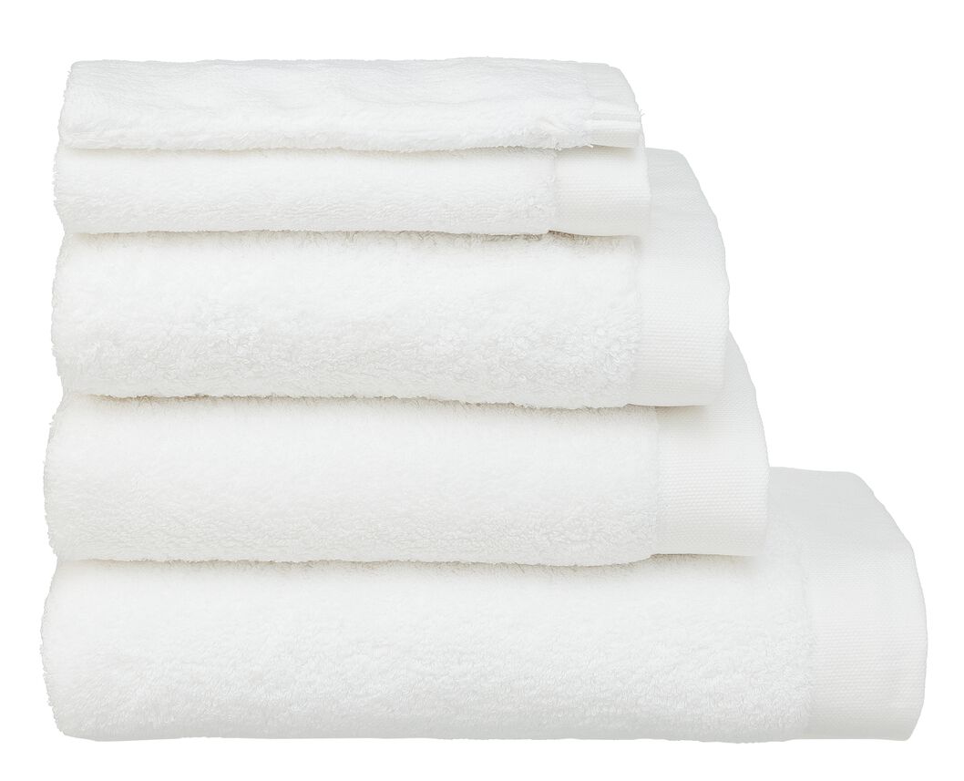 handdoeken - hotel extra zacht wit - HEMA
