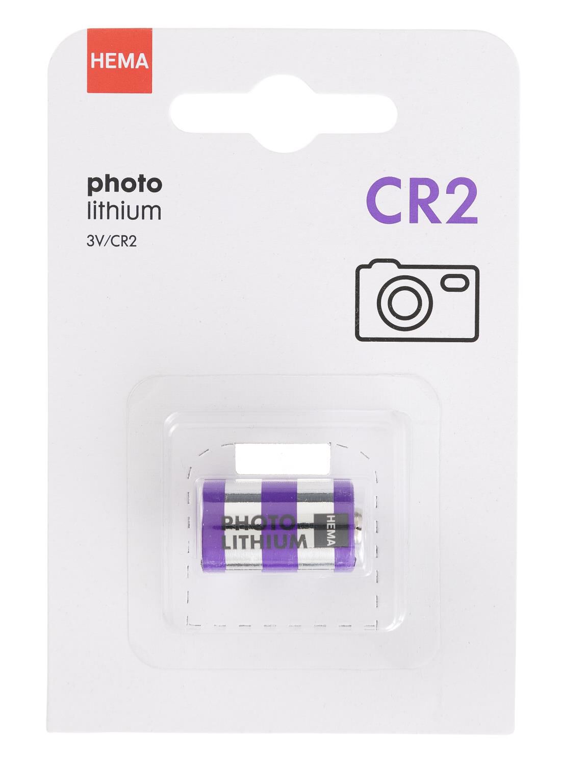 CR2 photo lithium batterij - HEMA