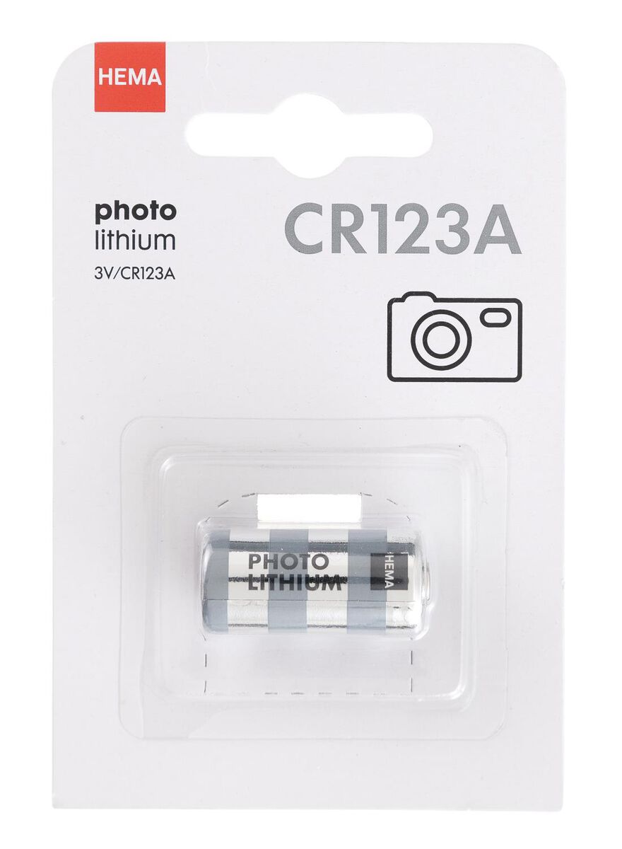CR123A photo lithium batterij - HEMA