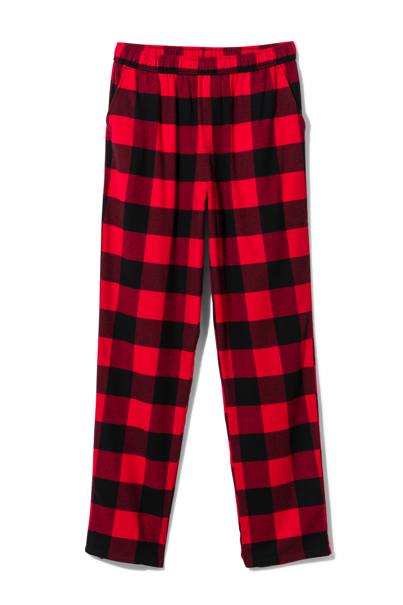 pyjama voor volwassenen flanel War Child rood - HEMA
