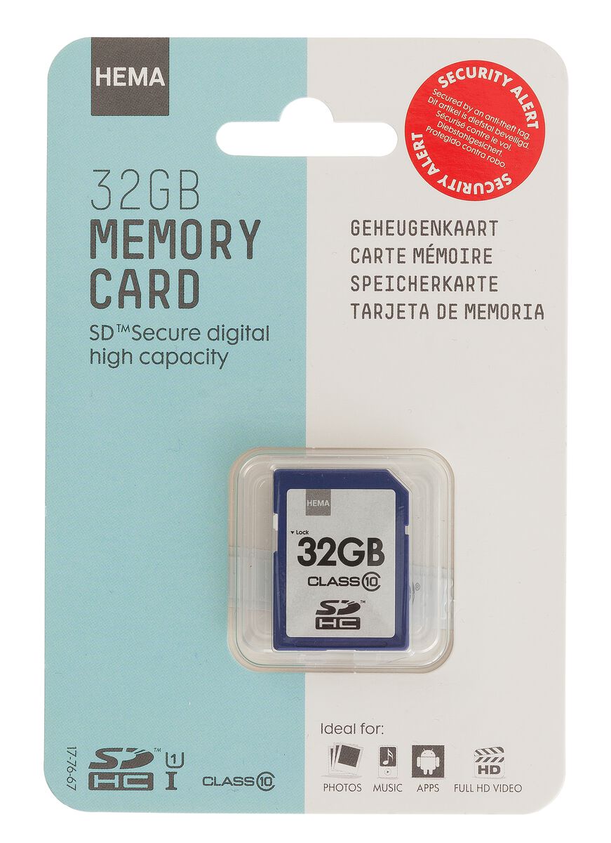 geheugenkaart 32 GB - HEMA