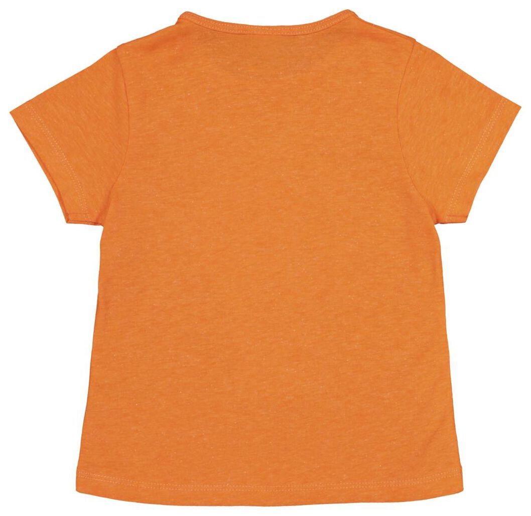 baby t-shirt oranje - HEMA