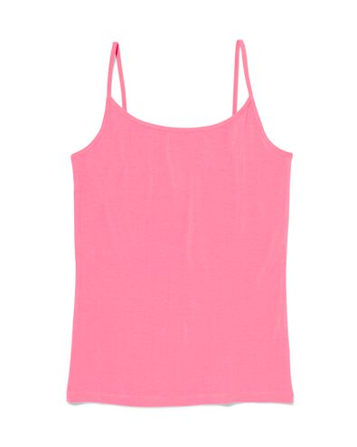 dames hemd katoen/stretch roze - 1000031545 - HEMA