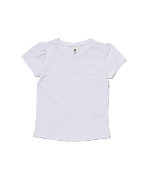 zebra Evenement Bruin kinder t-shirts - 2 stuks wit - HEMA