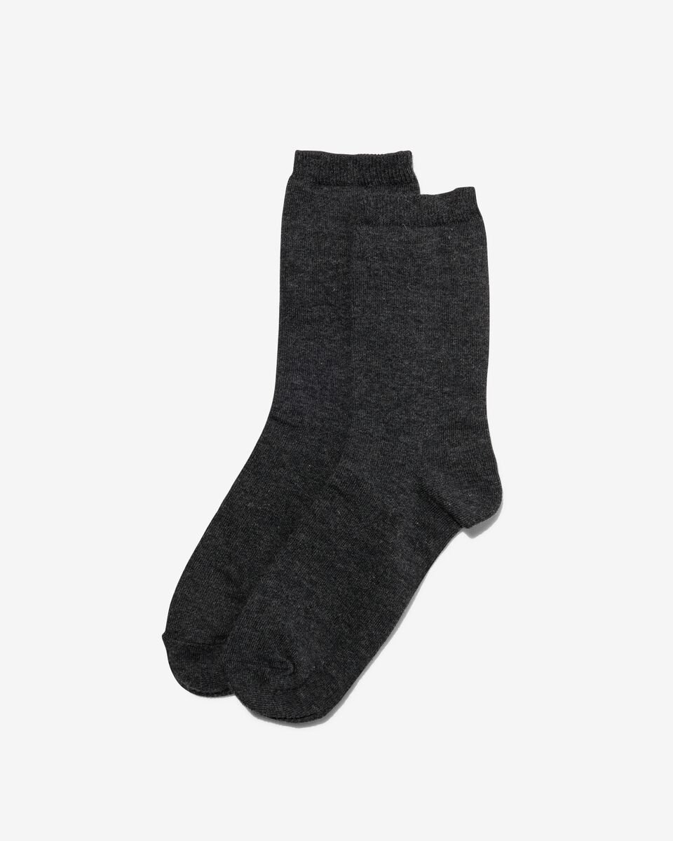 Verslaafd Herhaald Mening sokken met wol - 2 paar - HEMA