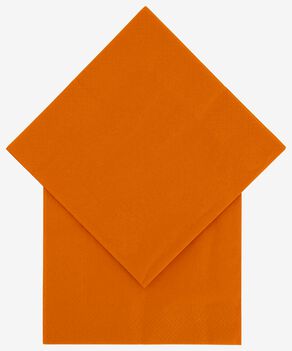 servetten papier 33x33 oranje - 20 stuks - HEMA