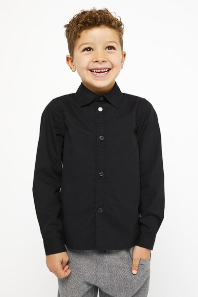 kinderoverhemd zwart - HEMA