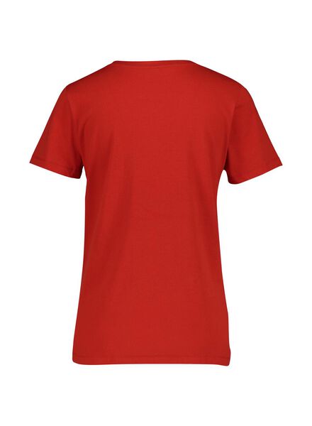 dames t-shirt rood - HEMA