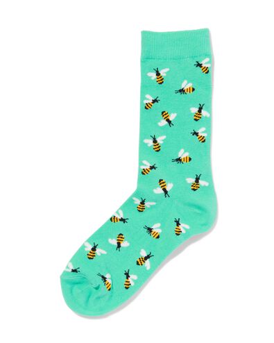 sokken met katoen just bee yourself - 4141131 - HEMA