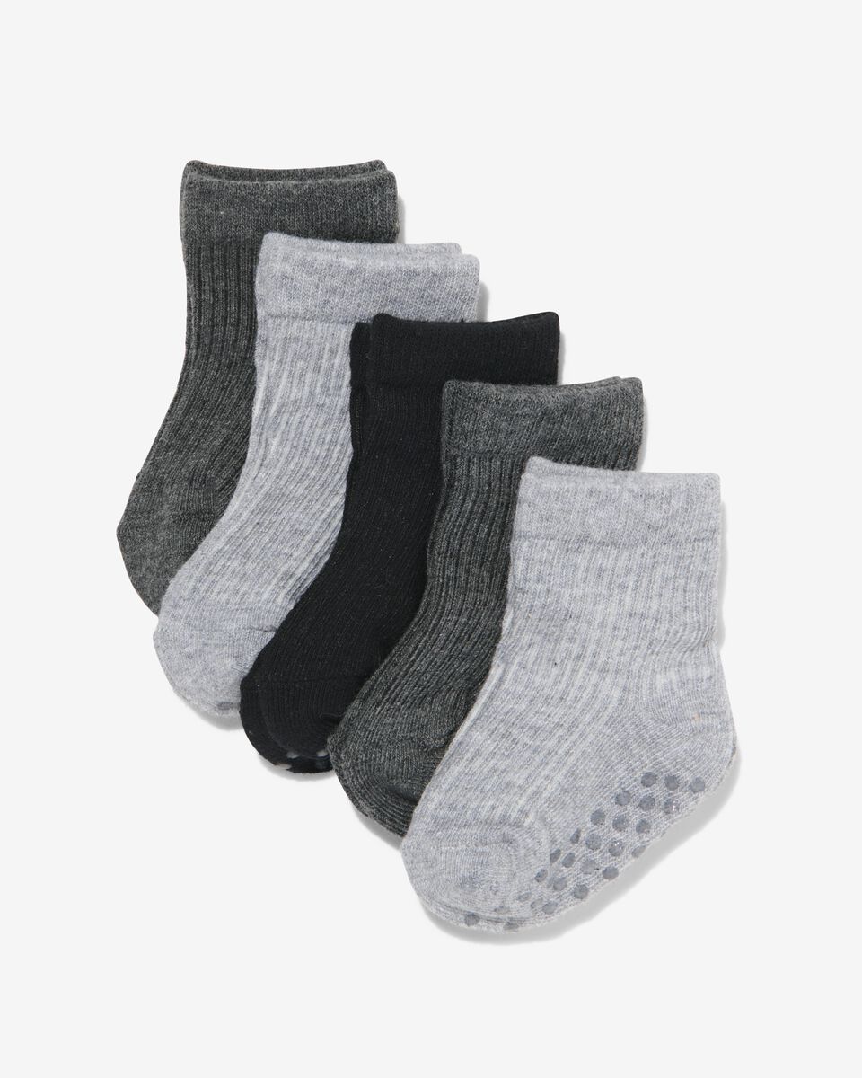 baby sokken met katoen - 5 paar - HEMA