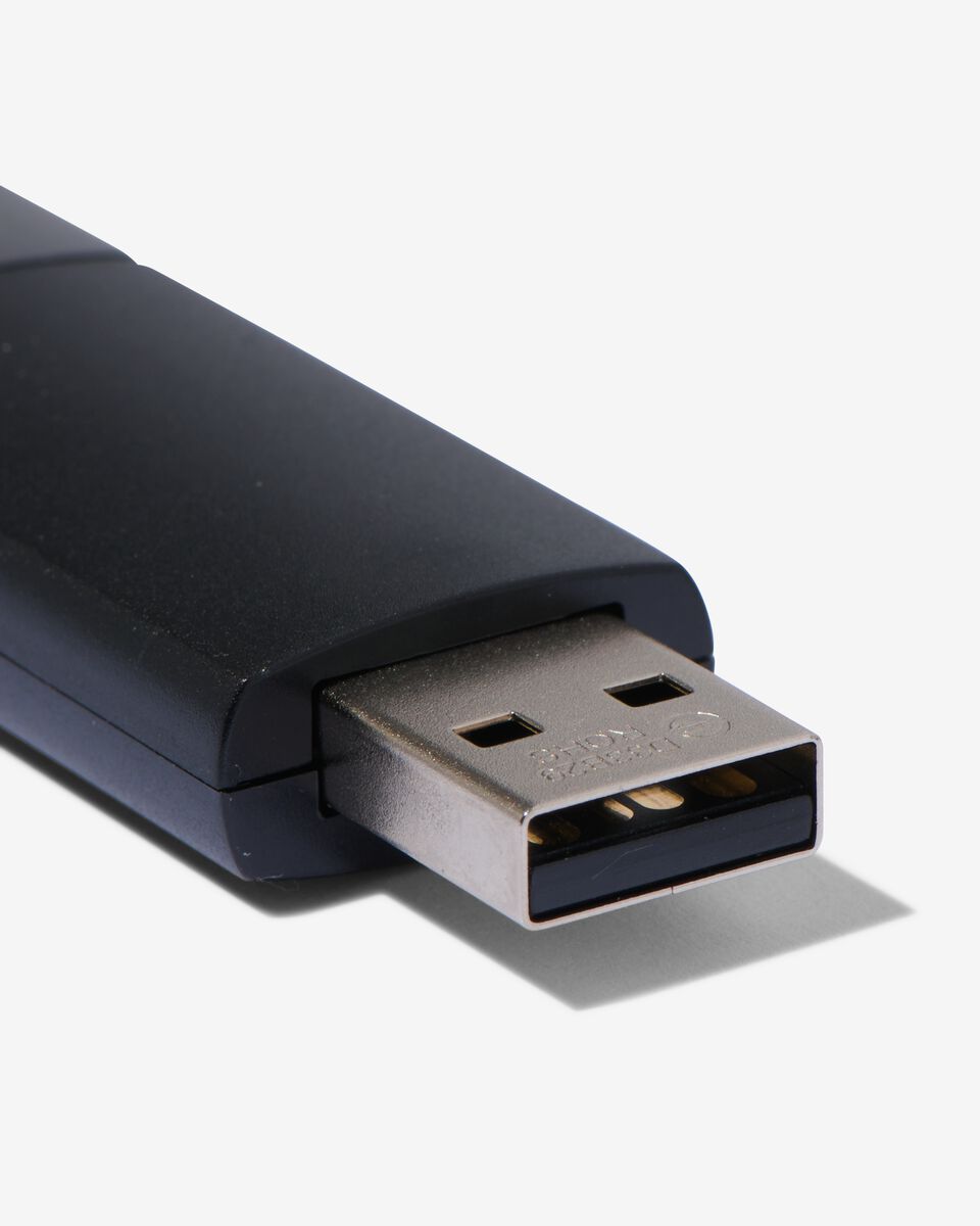 USB stick 2.0 8GB zwart - HEMA