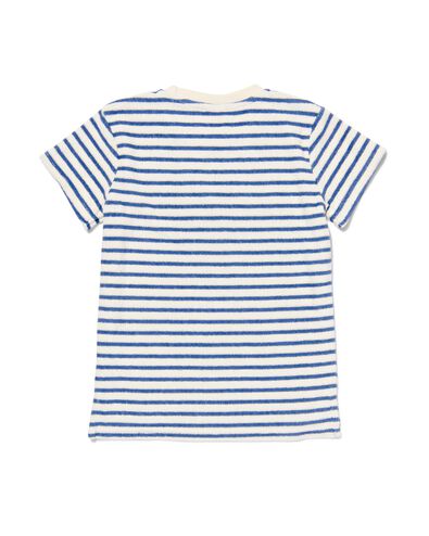 kinder t-shirt badstof strepen donkerblauw - 1000031457 - HEMA