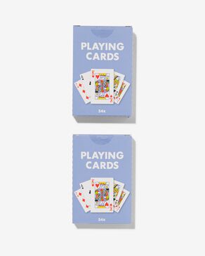 woordenboek Werkwijze contrast speelkaarten - 2 stuks - HEMA