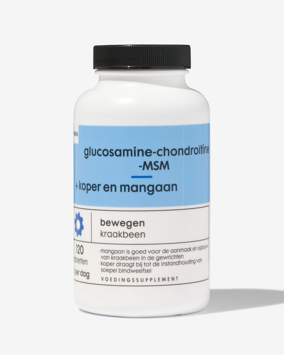 glucosamine-chondroïtine-MSM + koper en mangaan - HEMA