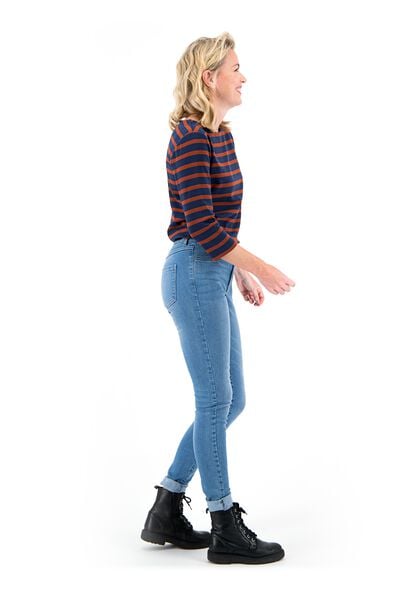 dames jeans - skinny fit lichtblauw - HEMA