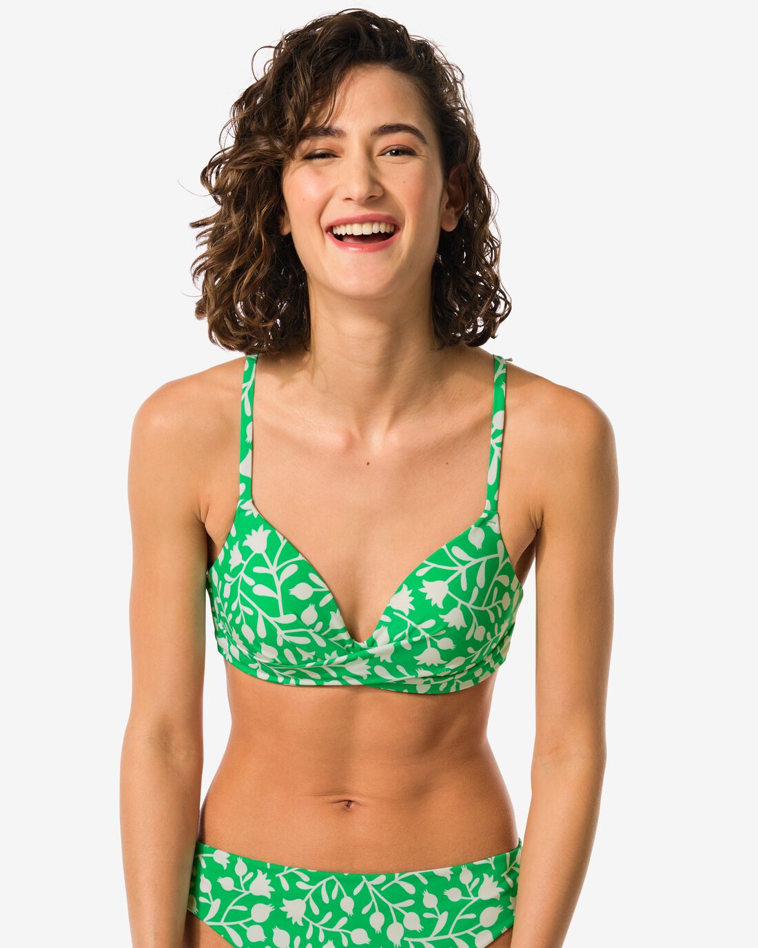 HEMA Dames Bikinitop Groen (groen) - Thumbnail 1