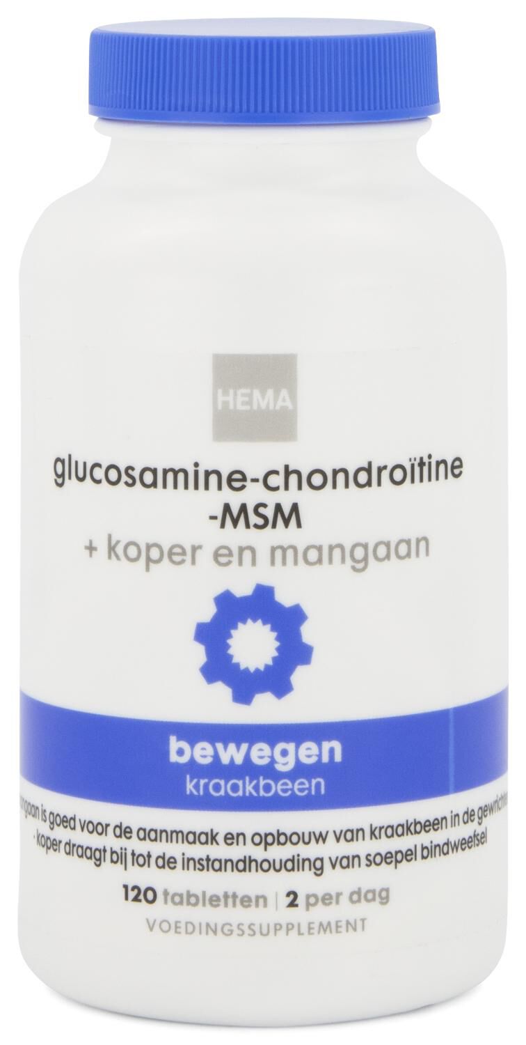 HEMA Glucosamine-chondroïtine -MSM + Koper En Mangaan