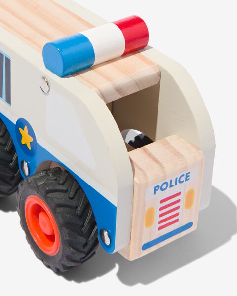 politieauto hout 12.5cm - HEMA