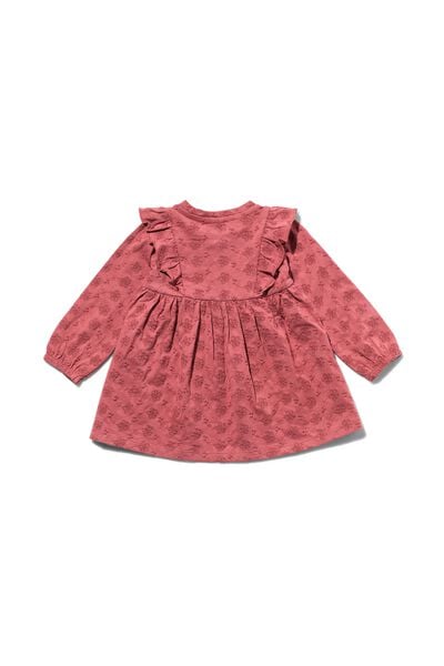 baby jurk met borduur roze - HEMA
