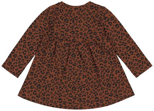 baby jurk luipaard bruin - HEMA