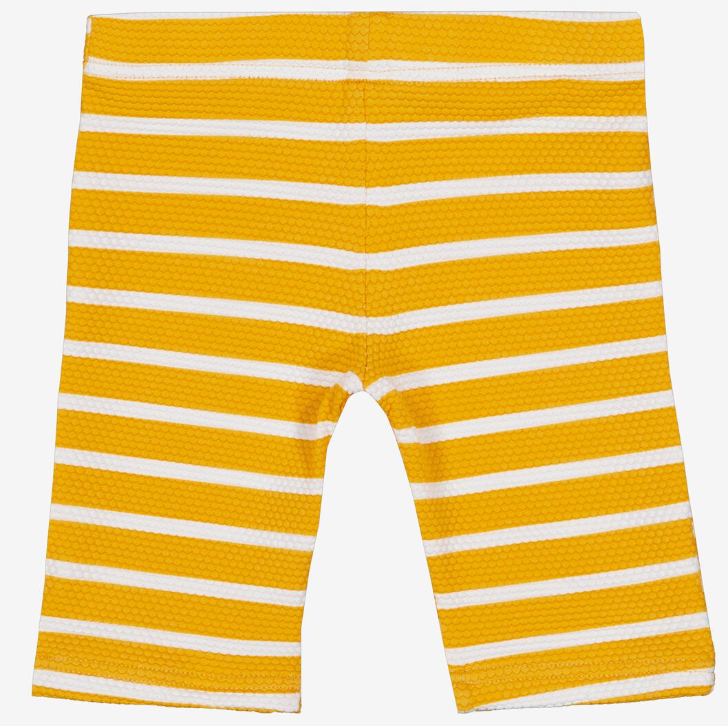 baby zwempak UV-beschermend strepen geel - HEMA