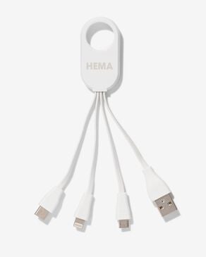 USB laadkabel micro, 8-pin en type c. - HEMA