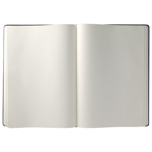 Onvermijdelijk erven negatief notitieboek A4 zwart blanco - HEMA