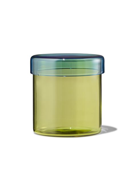Medicinaal Banket Trouw glazen pot Ø10x11 groen - HEMA