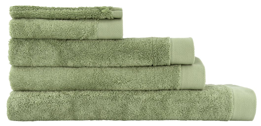 handdoeken - hotel extra zacht lichtgroen - HEMA