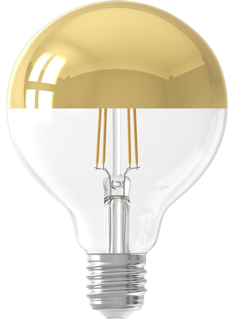 LED lamp 4W - 280 lm - globe - kopspiegel goud - HEMA