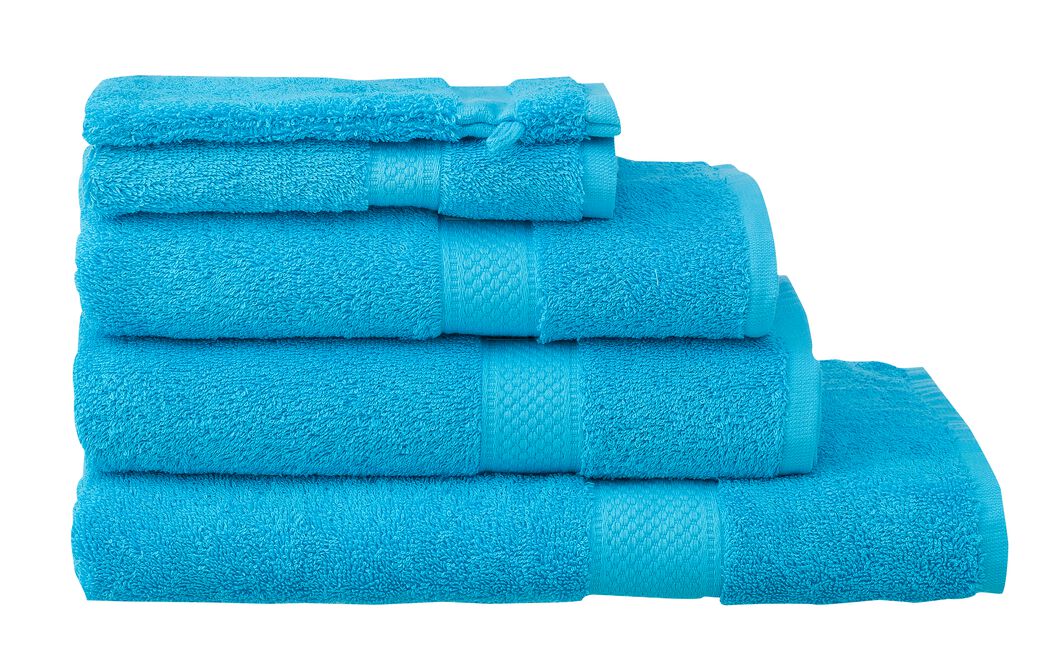 handdoeken - zware kwaliteit aqua - HEMA