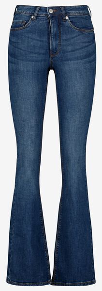 dames jeans bootcut shaping fit middenblauw - HEMA