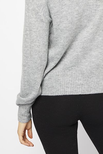 dames sweater glitter grijs - HEMA