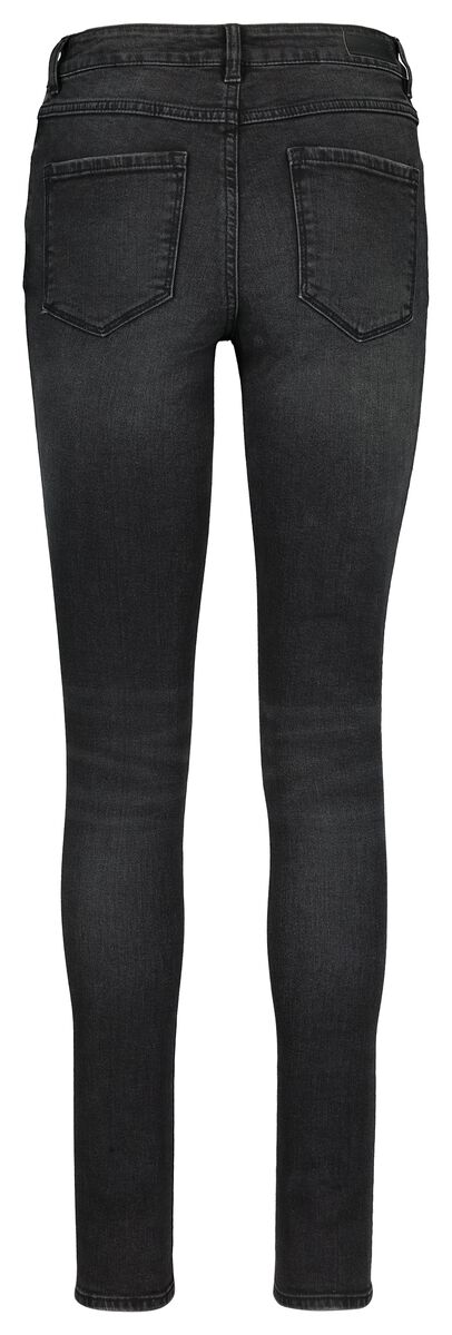 dames jeans - skinny fit zwart - HEMA