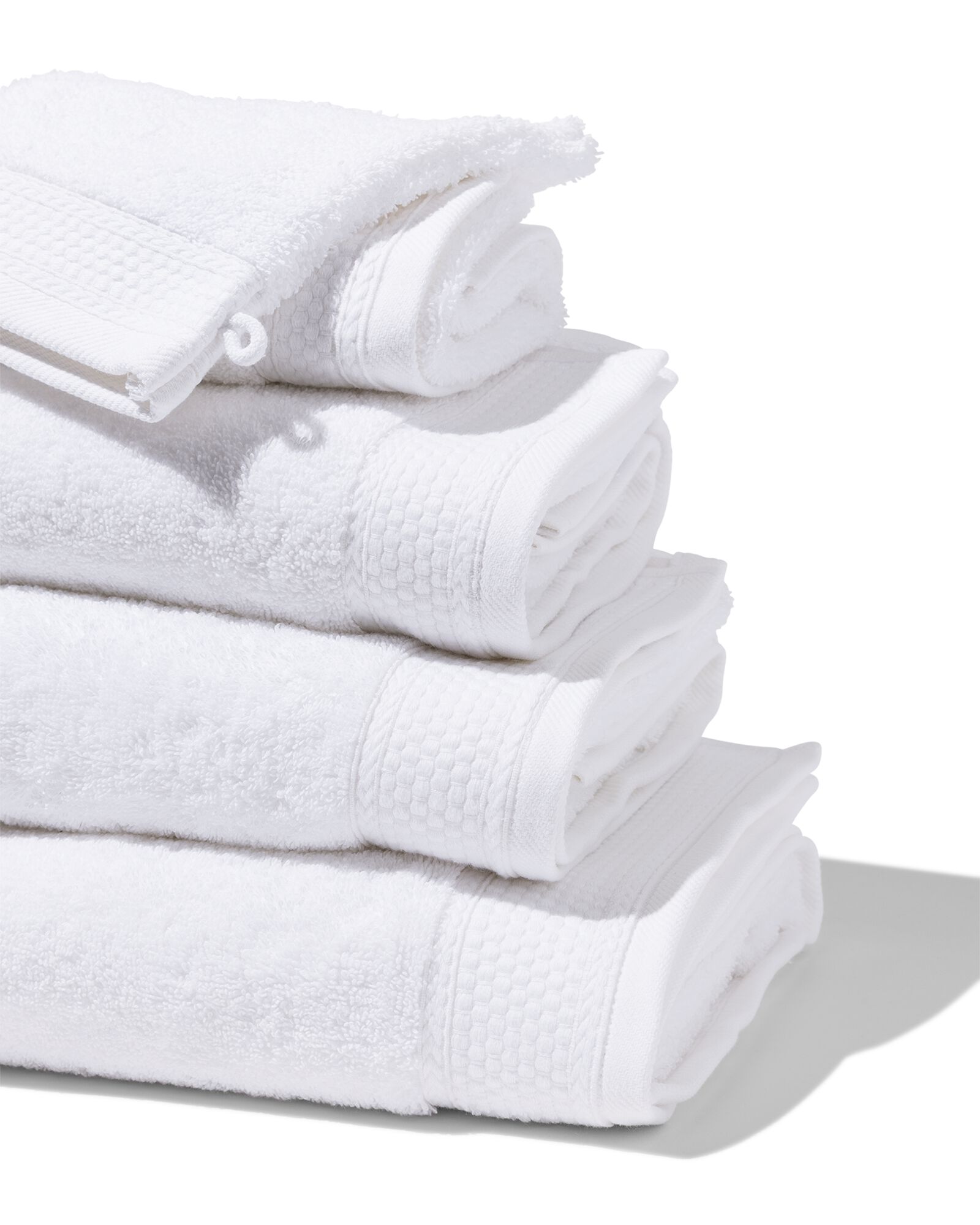handdoeken - hotel extra zwaar wit - HEMA