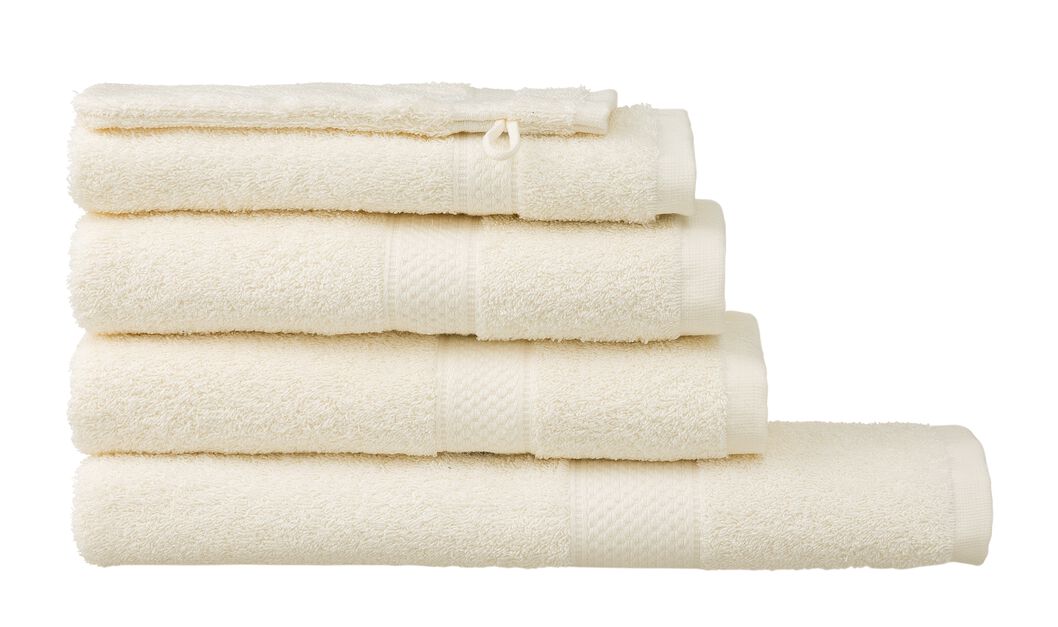 handdoeken - zware kwaliteit ecru - HEMA