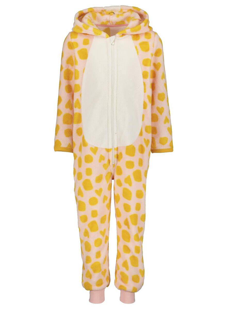 kinder onesie giraf lichtroze - HEMA