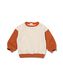 baby sweater met kleurblokken bruin 68 - 33179542 - HEMA
