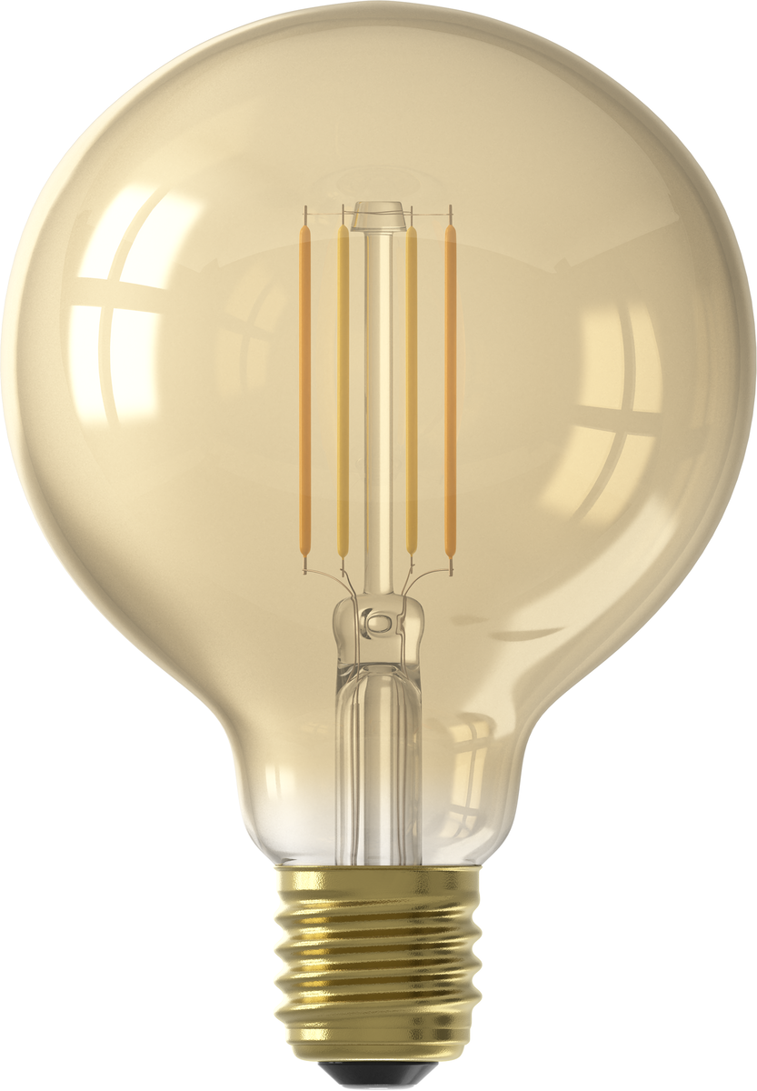 smart lamp 7W - 806 lm - globe - goud HEMA