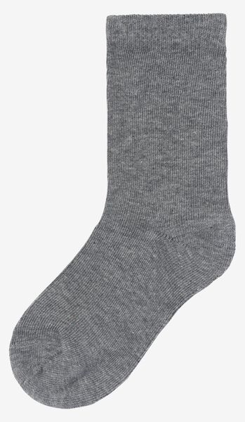 sokken met katoen - 5 paar blauw HEMA