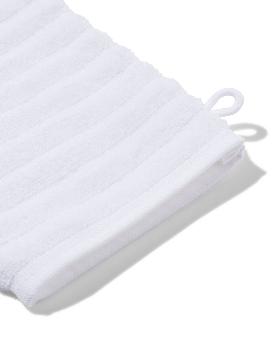 handdoek zware kwaliteit structuur wit - HEMA