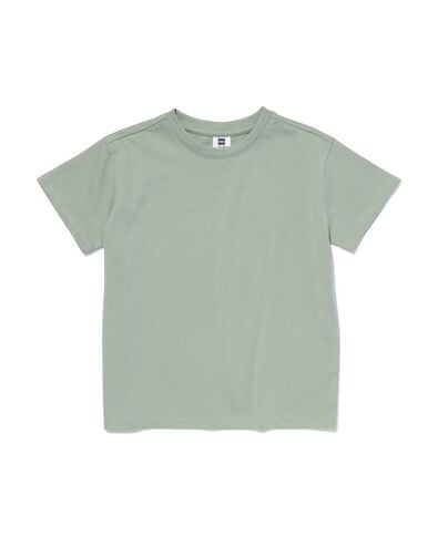 kinder t-shirt  groen 122/128 - 30788226 - HEMA