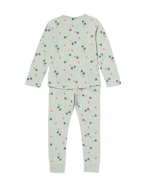 kinder pyjama bramen lichtgroen - HEMA